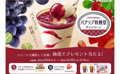 パナップ収穫祭!「濃厚フルーツアイス」「えらべるPay」当たる!