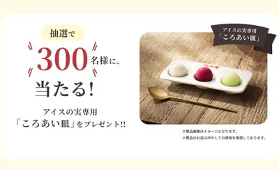 グリコ「アイスの実 ころあい皿」プレゼントキャンペーン!