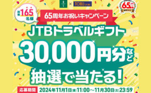 JTBトラベルギフト3万円分