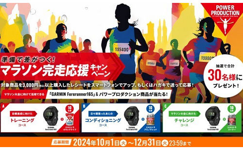 「GARMIN Forerunner165」「 パワープロダクション商品」