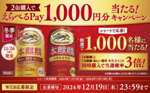 えらべるPay1,000円分